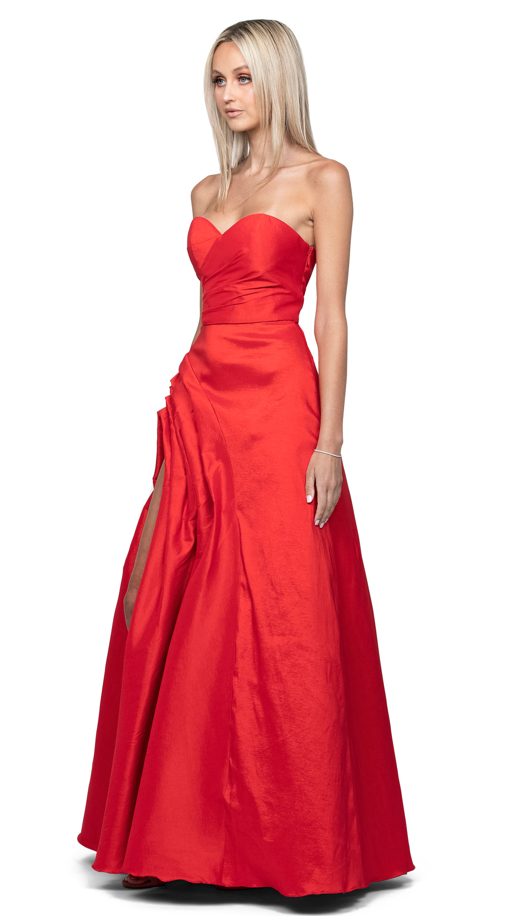 Isabeau Sweetheart Neckline Gown SIDE
