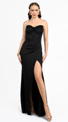 Mara Corset Gown in Black