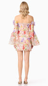 Sophie Off The Shoulder Mini Dress BACK