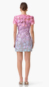 Elle Short Sleeve Mini Dress BACK