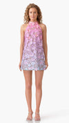 Elle Halter Mini Dress FRONT
