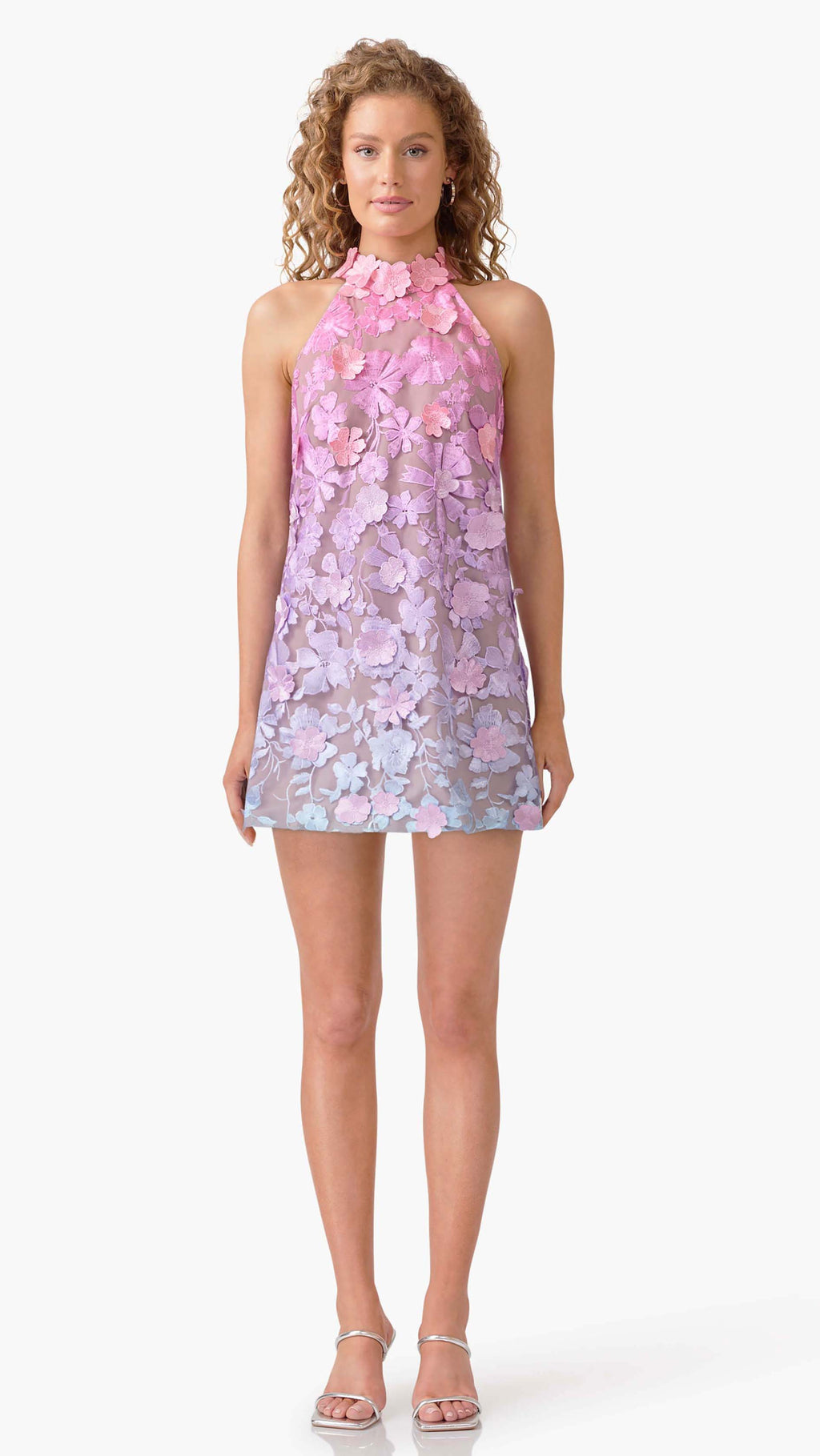 Elle Halter Mini Dress FRONT