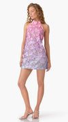 Elle Halter Mini Dress FRONT