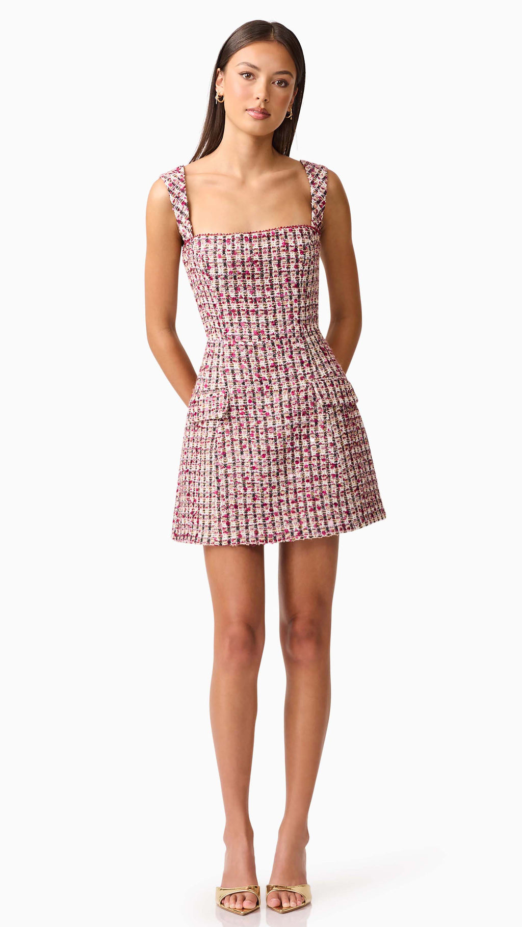 Bianca Mini Dress in Berry Multi
