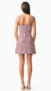 Bianca Mini Dress in Berry Multi BACK