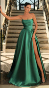 Nicoletta NC1076 Scoop Ball Gown - Emerald