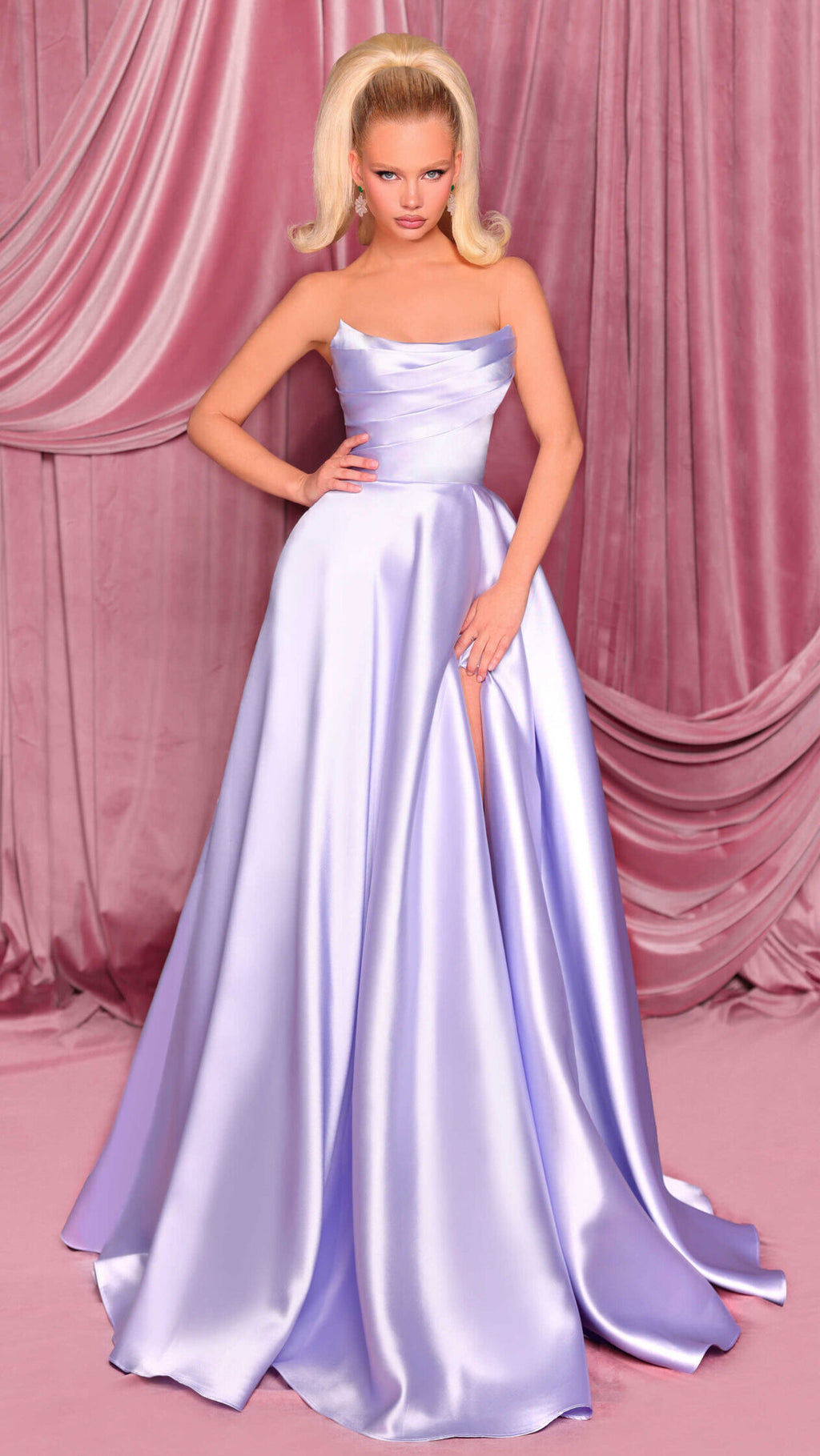 Nicoletta NC1076 Custom Scoop Ball Gown - Lilac