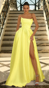 Nicoletta NC1076 Scoop Ball Gown - Lemon