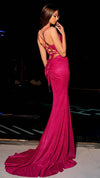 Nicoletta NC2014 Custom Fitted Glitter Gown - Musk