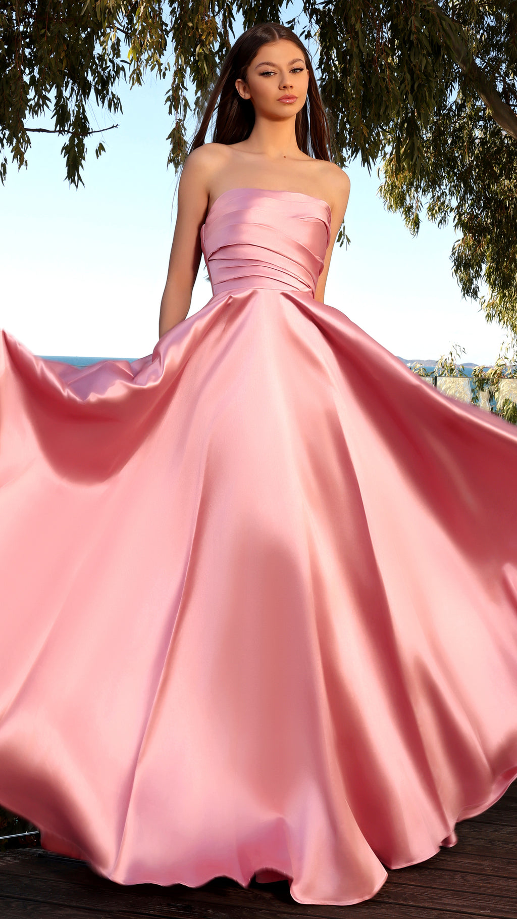 Nicoletta NC2025 Custom Strapless Ball Gown - Soft Pink