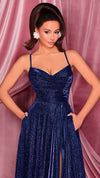 Nicoletta NC2029 Custom Strappy Back Gown - Musk