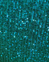 Emerald Sequin Stretch Jersey Fabric