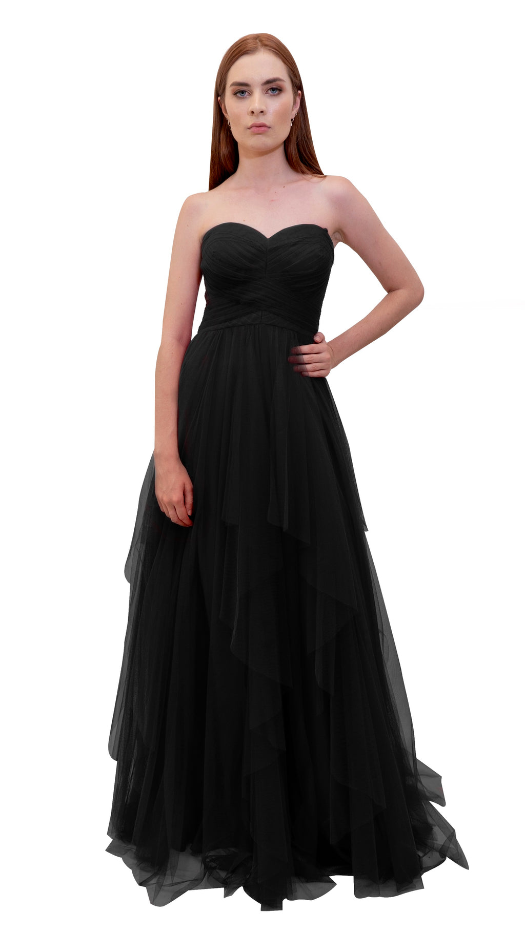 Petranzia Tulle Gown - Black
